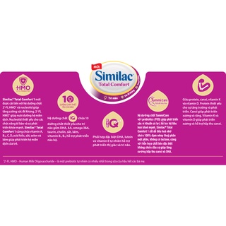 [Date 12.2025] Sữa bột Similac Total Comfort 1+ lon 360g