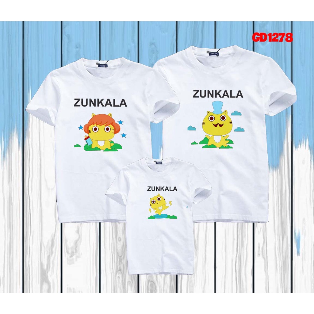 Áo thun Đồng phục gia đình 3 4 5 người mùa hè in cả nhà Zunkala -- [Giá niêm yết là giá của 1 áo]