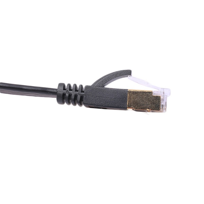 Dây cáp mạng CAT7 bản dẹt tiêu chuẩn cao dành cho PC Laptop 1M