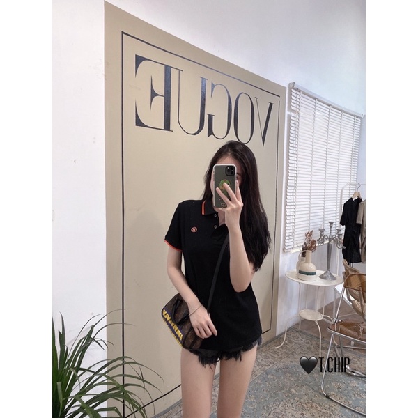 Áo polo H thêu ngực