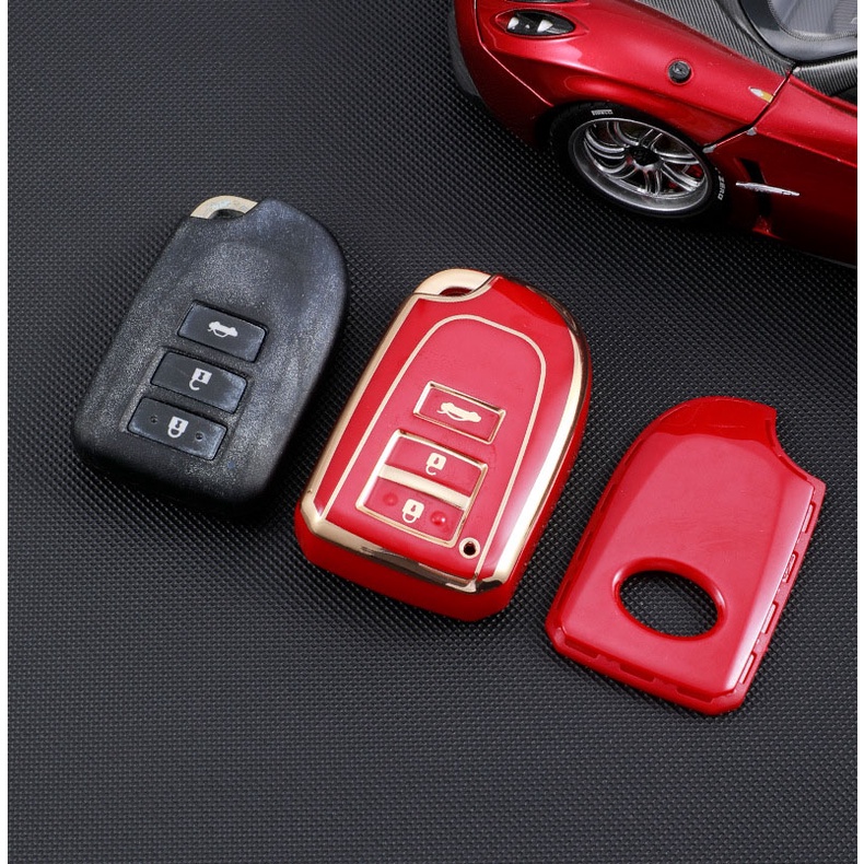 Vỏ Bảo Vệ Chìa Khóa Xe Hơi Toyota Yaris Highlander Smart Sienta MPV Spade Hiace 200 Series Toyota Vios 2021 2022 Yaris HAIs 2020 Hiace 200 Sienta 3 2019 Prado Yaris Vios 2020