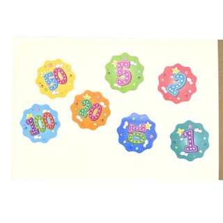 Set 100 hoa tích điểm có số
