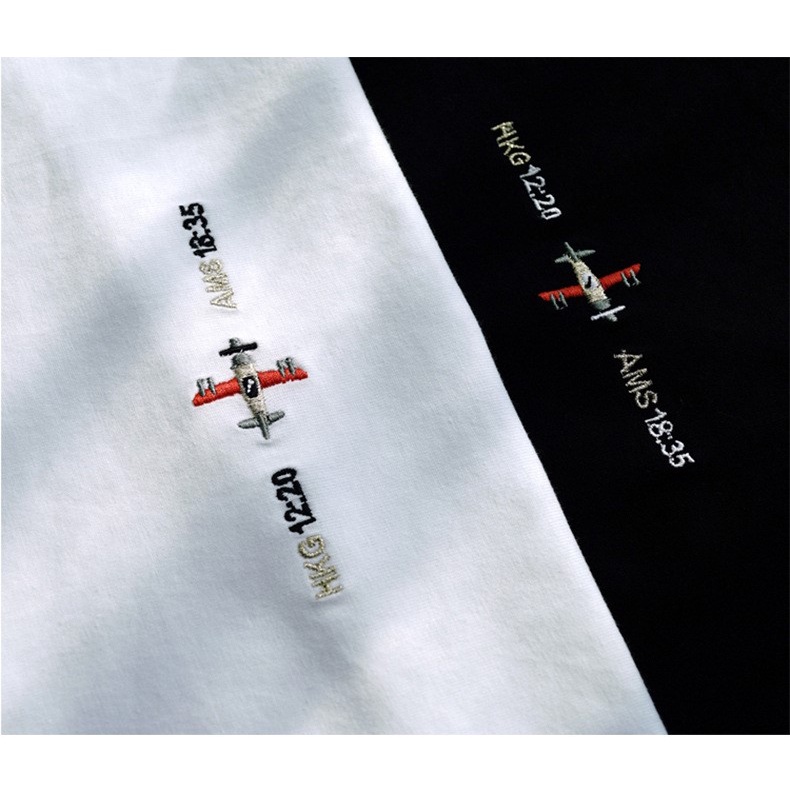 Áo phông nữ form rộng cổ tròn chất cotton mềm mát co giãn in chữ đơn giản hàng Quảng Châu Mely Fashion AP02
