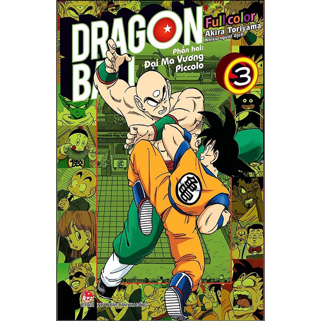 Sách - Dragon Ball Full Color - Phần Hai: Đại Ma Vương Piccolo (Tập 3) - NXB Kim Đồng
