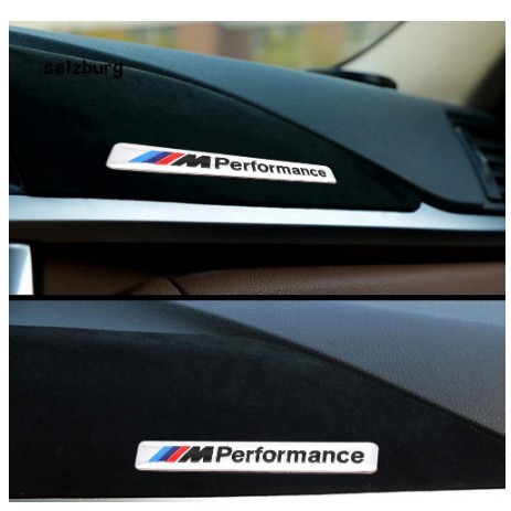 Miếng dán trang trí decal xe hơi ô tô hình logo chữ M performance bằng kim loại cho BMW Series 3 5 7 X1 X3 X5