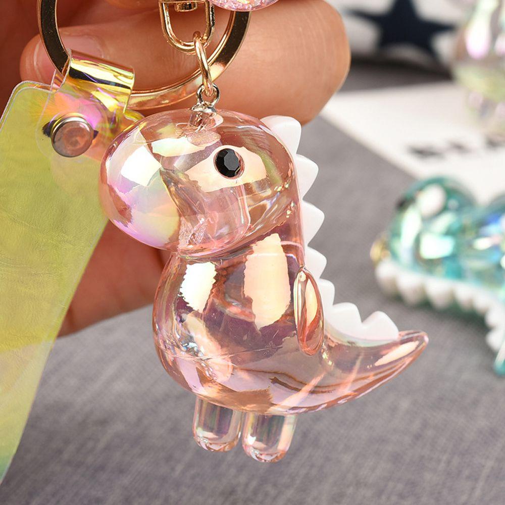 Móc Khóa Hình Khủng Long Bằng Acrylic Dễ Thương