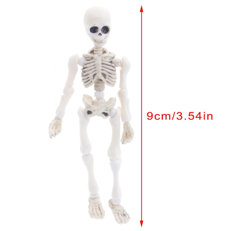 Mô Hình Bộ Xương Người Mini Toàn Thân Có Thể Di Chuyển Dùng Hóa Trang Halloween