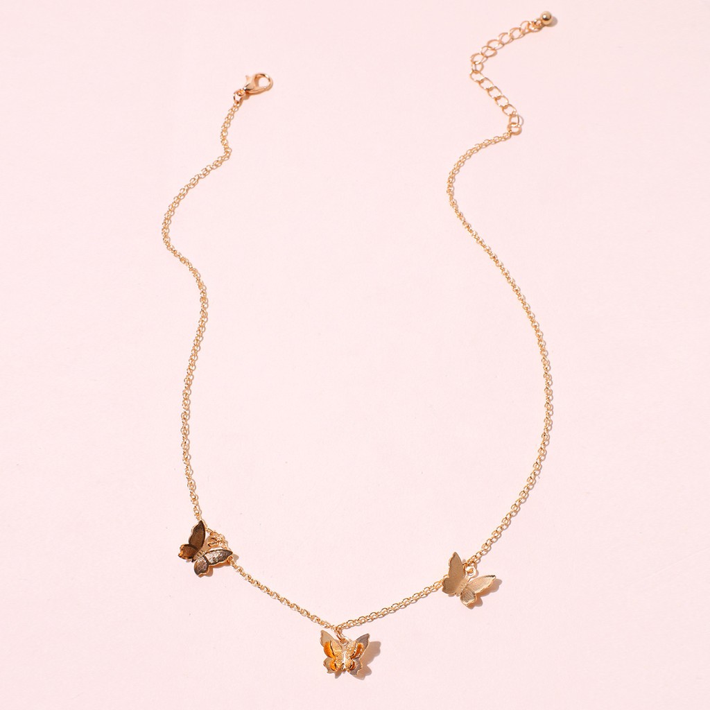Vòng Cổ Choker Mặt Ngôi Sao Và Bướm Lãng Mạn Cho Nữ