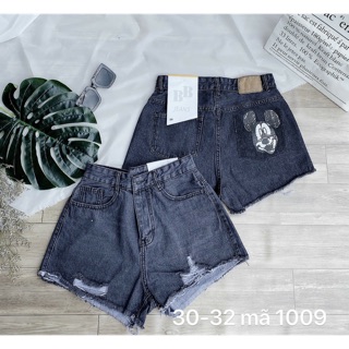 ❤Short jean Bigsize nữ , in MIckey túi sau HOT Eley store quan ao nu sexy