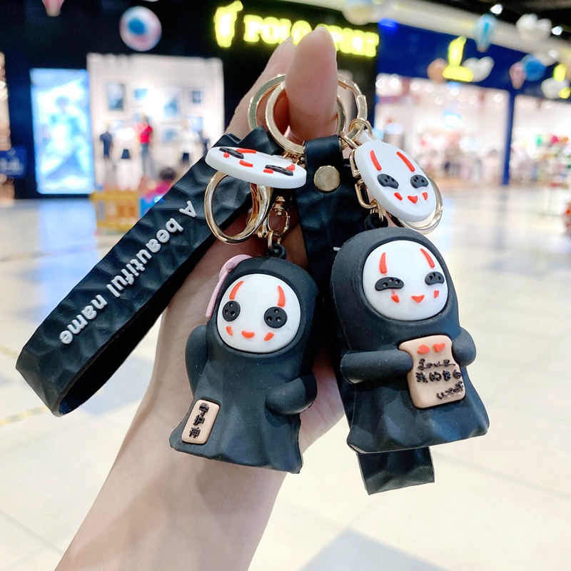 Móc khóa Vô diện hoạt hình dễ thương đủ màu sắc hottrend KH33