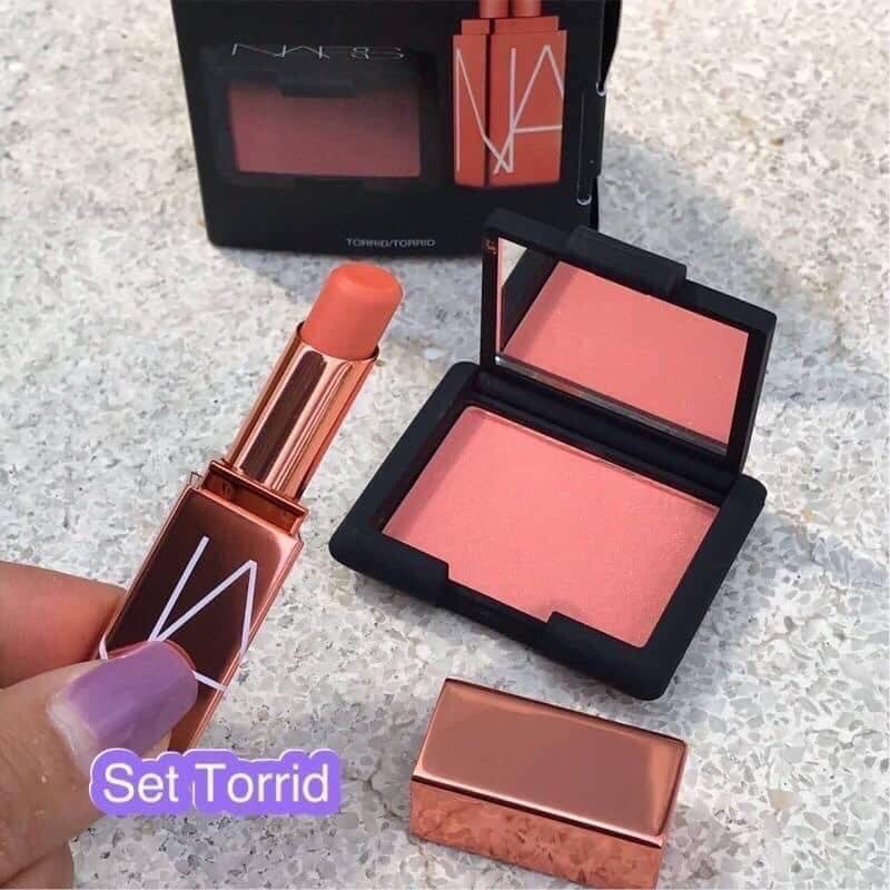 Set má hồng + son dưỡng Nars các màu: Torrid, Orgasm, Dolce Vita  , fullbox, săn sale in Moscow.