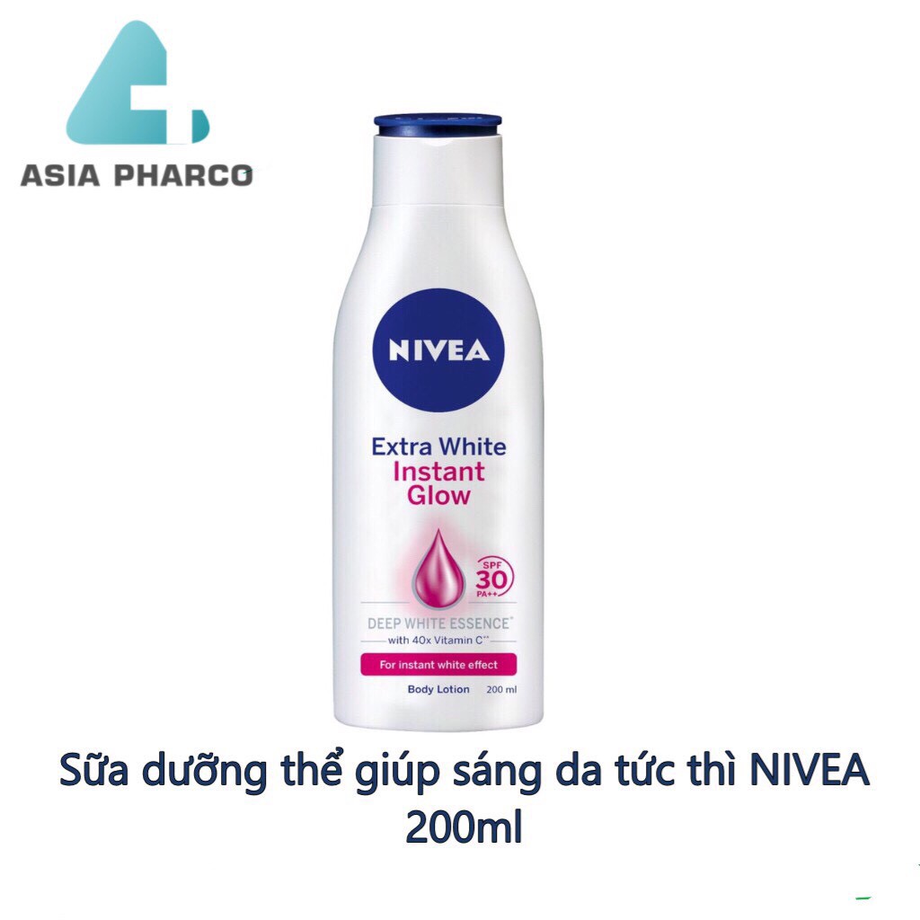 Sữa dưỡng thể giúp sáng da tức thì NIVEA 200ml
