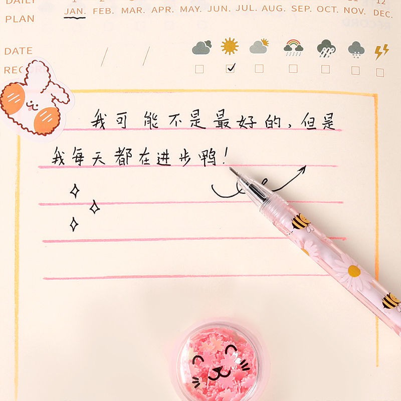 Bút bi họa tiết đáng yêu dễ thương kiểu Hàn Quốc dành cho các cô gái