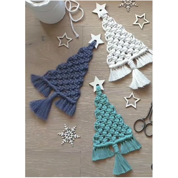 Phụ kiện trang trí noel cây thông mini, sản phẩm Yenyen Handmade