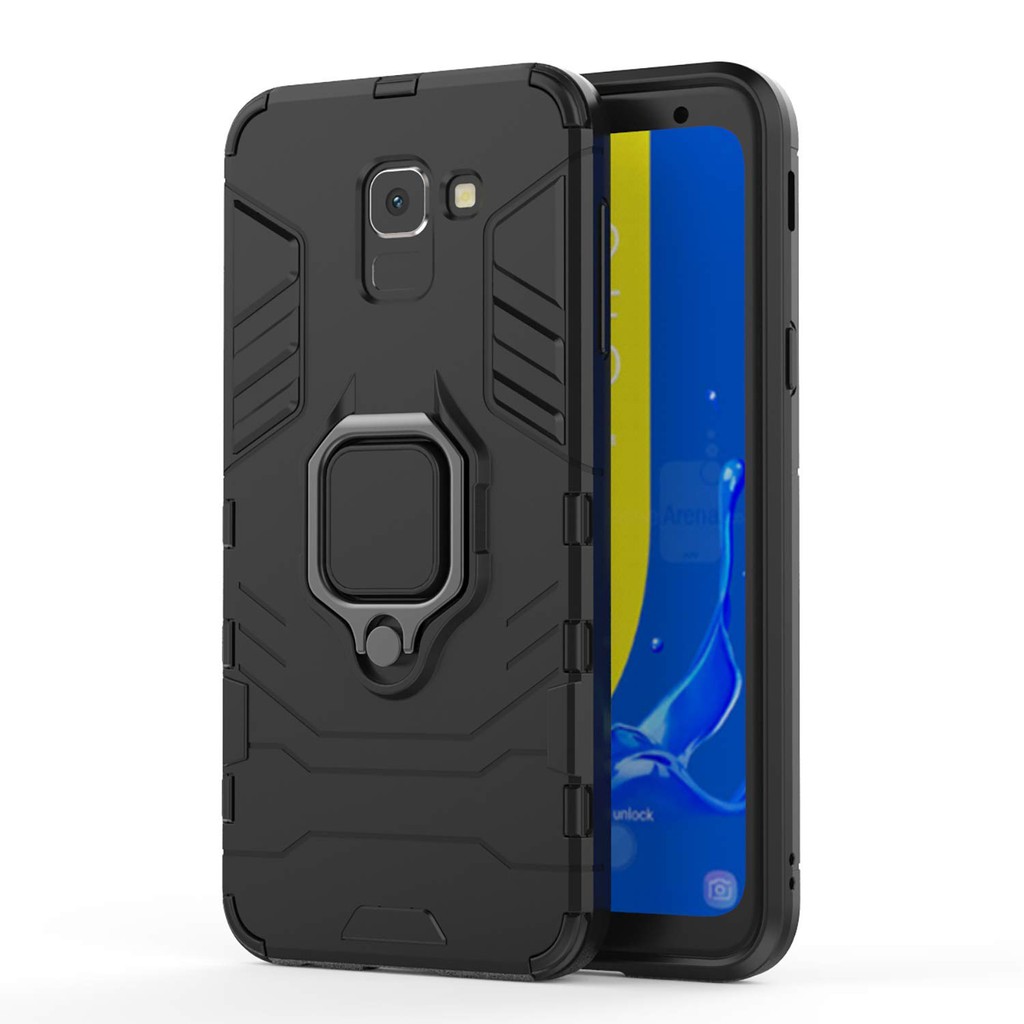 Ốp lưng Samsung J6 2018, Ốp iron man chống sốc kèm nhẫn iring chống xem video cho Samsung J6 | BigBuy360 - bigbuy360.vn
