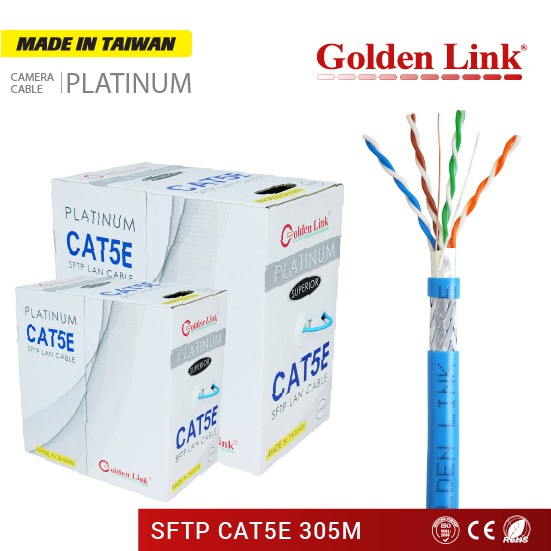 CÁP MẠNG GOLDEN LINK PLATINUM SFTP CAT 5E