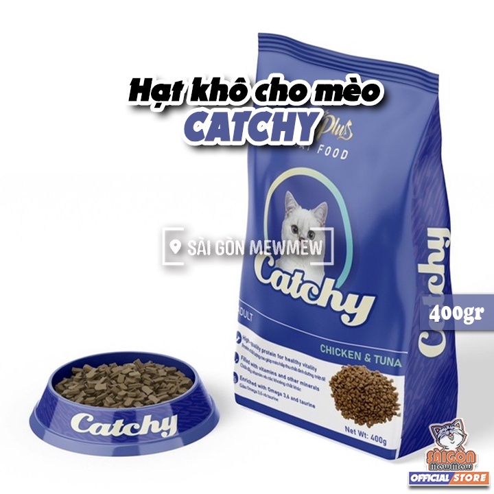 Hạt CATCHY cho mèo túi 400gr