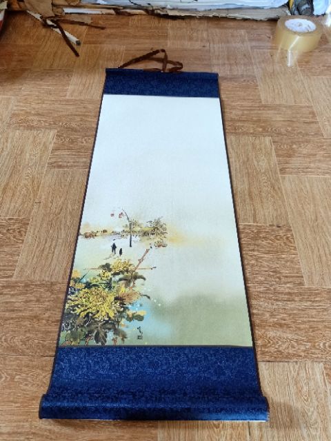 Giấy biểu lụa viết thư pháp kt 30*80