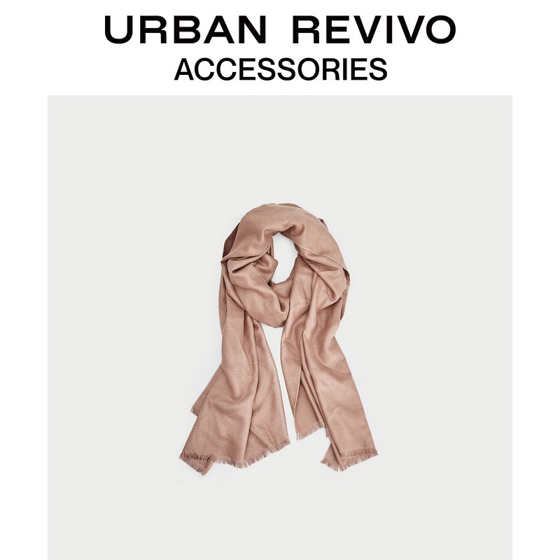 URBAN REVIVO spring and autumn ladies accessories casual solid color scarf AG44S