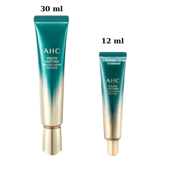 Kem mắt AHC Ageless Real Eye Cream For Face chống lão hóa giảm quầng thâm làm sáng và săn chắc da vùng mắt