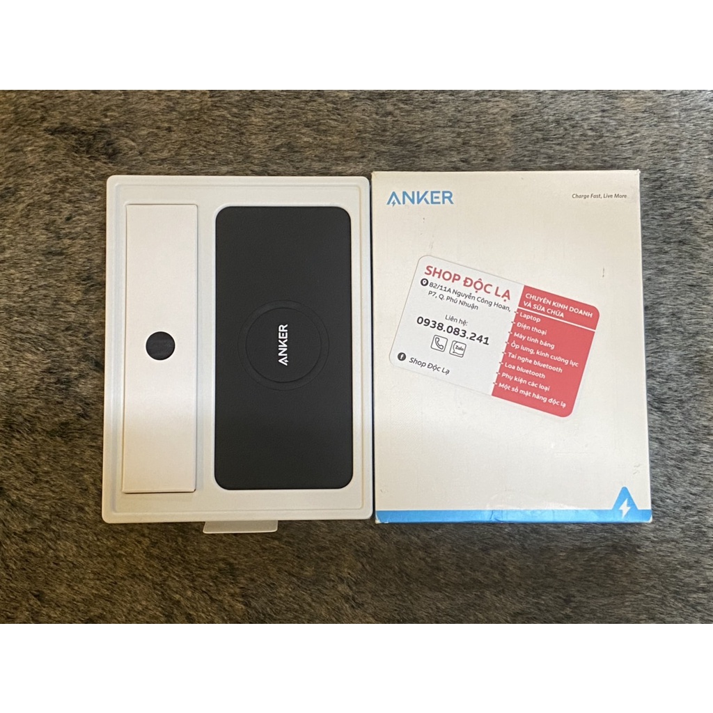 Pin Sạc Dự Phòng Không Dây Anker Wireless PowerCore 10000 mAh - A1615