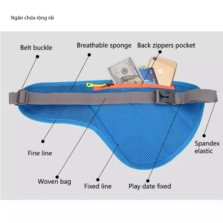 Túi đeo hông thể thao chạy bộ đạp xe TH1