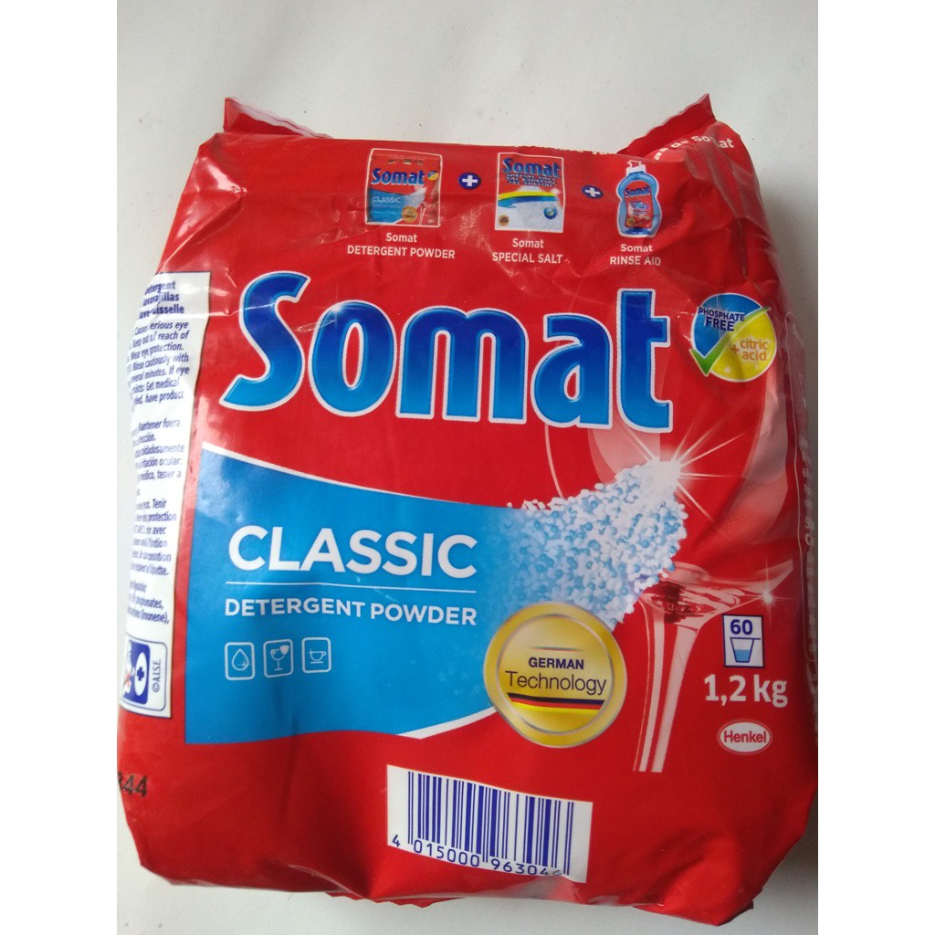 Combo 2 gói bột rửa bát Somat,hàng nhập khẩu Đức