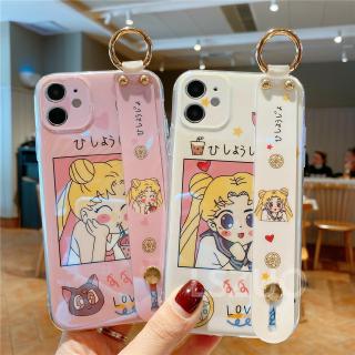 Beautiful Cute Star Sailor Moon Bracelet Blue-Ray Soft Phone Case Cover For iPhone 11 Pro Max X XS XR XSMax 8 7 Plus SE 2020