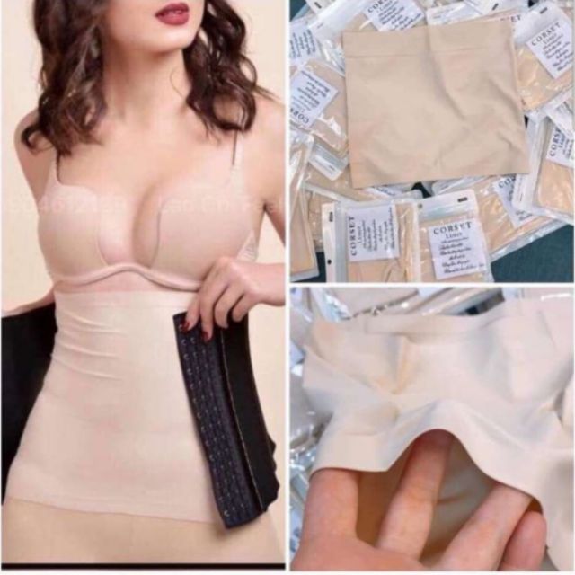 [Mã 12FASHIONSALE1 giảm 10K đơn 50K] Áo Linder mặc lót trong đai nịt bụng latex chống hằn ngứa loại đúc cao cấp