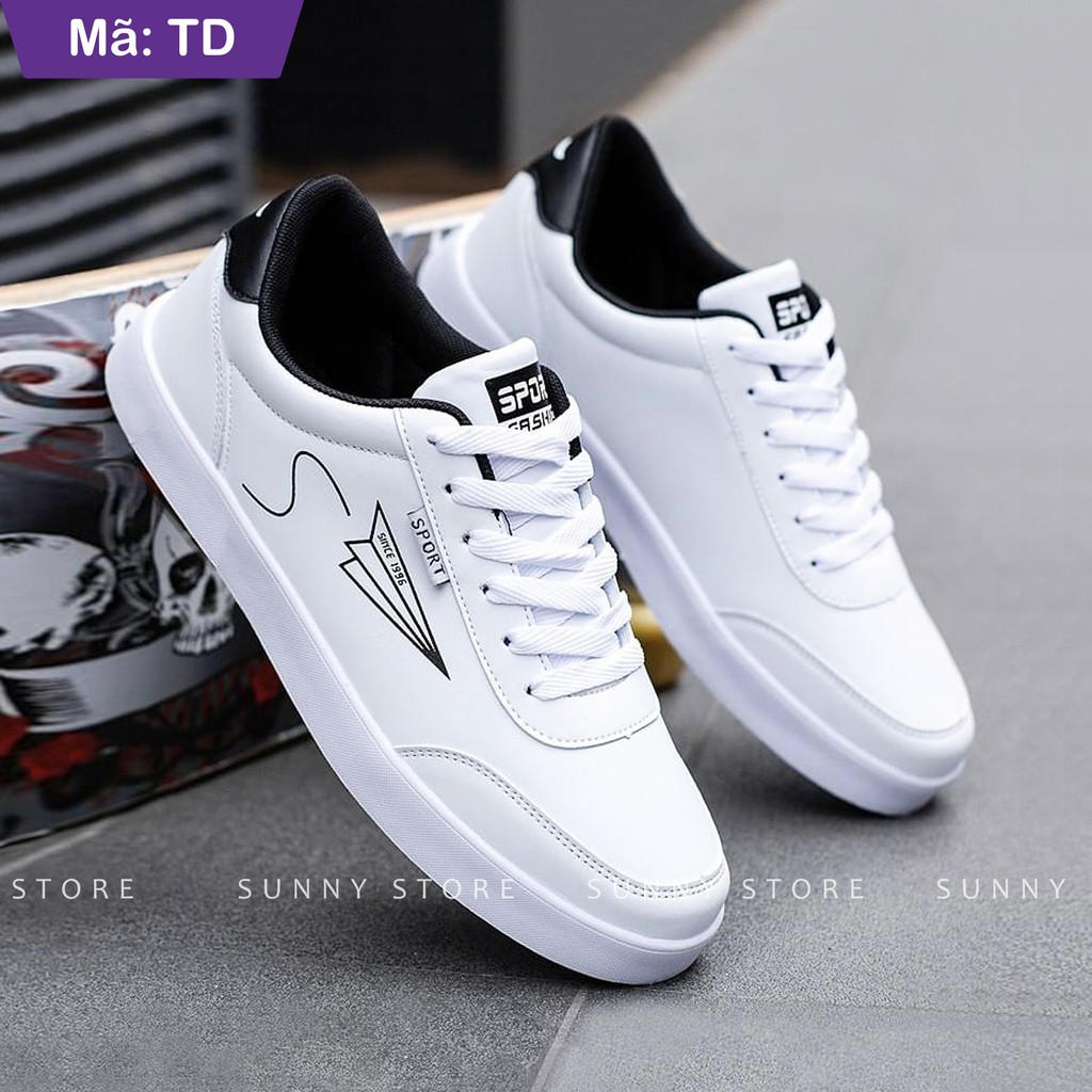 Giày Nam Thể Thao Nam Cao Cấp Hot Trend SPOST Giầy Trắng Sneaker Nam Nữ  - Hàng Loại 1