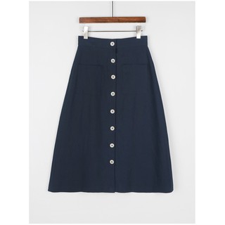 CHÂN VÁY CHỮ A LINEN DÀI