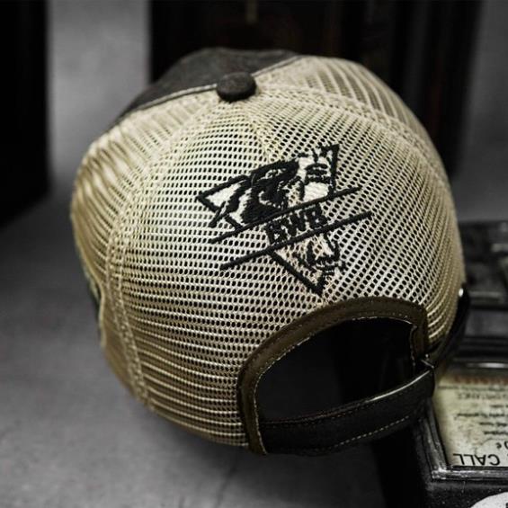 NÓN LƯỠI TRAI CAFERACER LOGO NỔI CHẤT VẢI COTTON PHỐI LƯỚI HÀN QUỐC CAO CẤP