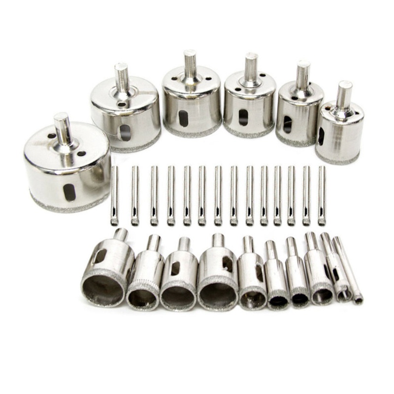 Bộ 30 Mũi Khoan Lỗ Chuyên Dụng Cho Khoan Gạch Men