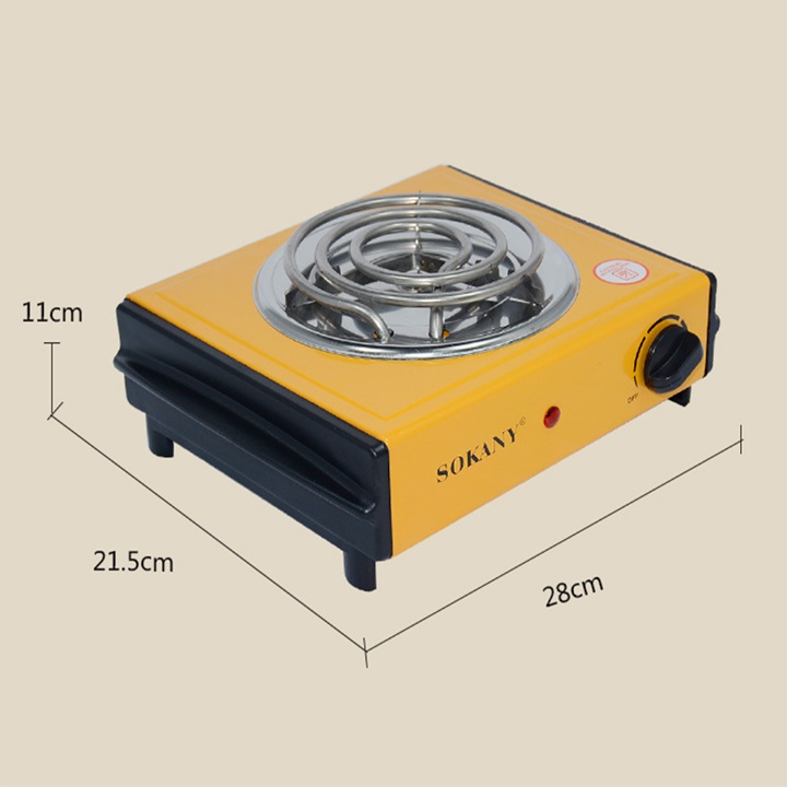 Bếp điện mini gia dụng 1000w cao cấp (đun nước, pha trà, cafe, hâm sữa, đồ ăn nhanh, nấu lẩu)