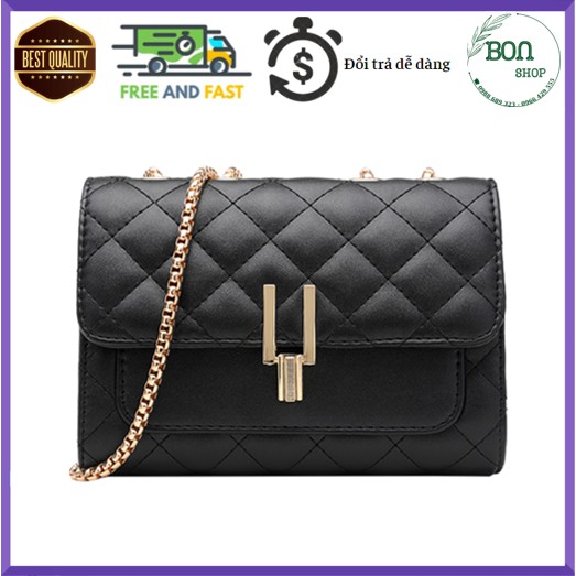 Túi đeo chéo đẹp, Túi đeo chéo nữ phong cách hàn quốc, chất liệu da PU cao cấp Size 18