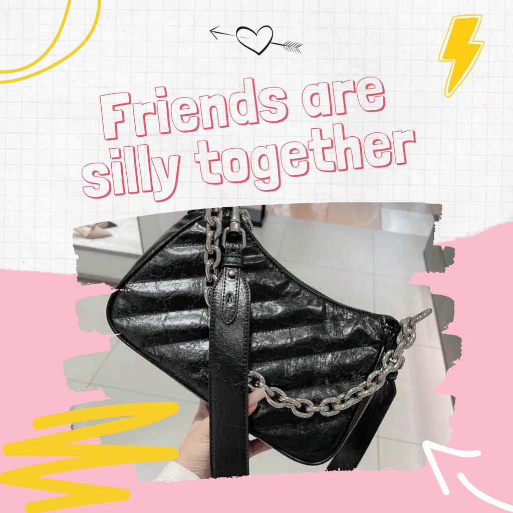 Túi sách nữ - túi clk đeo chéo - túi clk kẹp nách siêu xinh hàn quốc