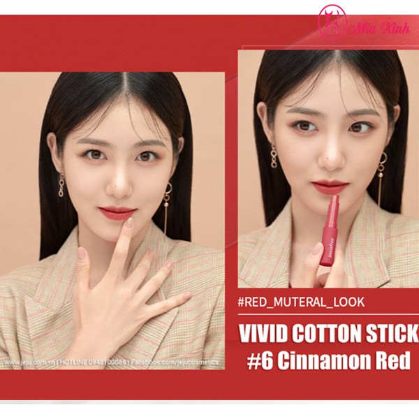 SON THỎI LỲ [Innisfree] Vivid cotton stick