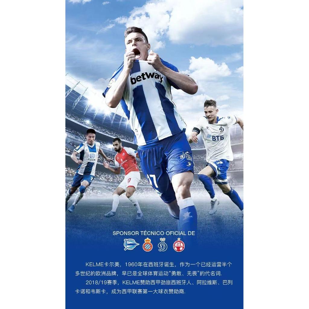 KELME Bộ Đồng Phục Đội Bóng Đá Tay Ngắn Tùy Chỉnh Cho Nam Và Nữ