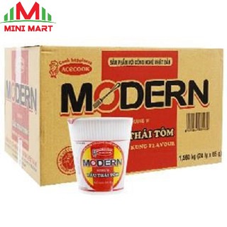 THÙNG 24 LY MÌ MODERN LẨU THÁI TÔM 65G