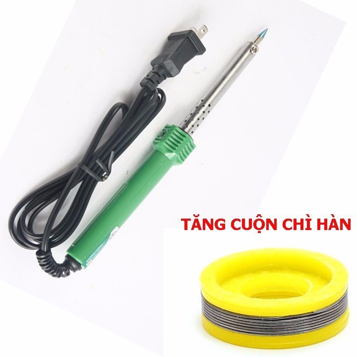 MỎ HÀN CHÌ 60W + CUỘN CHÌ HÀN loại tốt