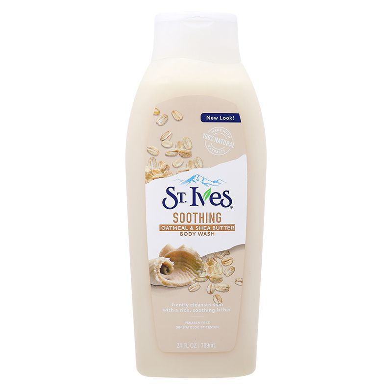 Sữa tắm ST.IVES tinh chất muối biển/cam chanh/yến mạch & bơ hạt mỡ 709ml