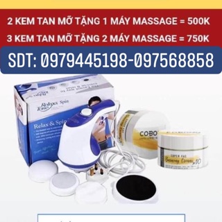 KEM TAN MỠ CÔ BÔNG TẶNG KÈM MÁY MATXA THE RELAX