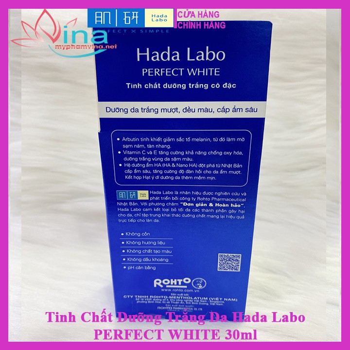Tinh chất dưỡng trắng Hada Labo PERFECT WHITE ARBUTIN ESENCE 30ML