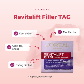 [SALE] Kem chống lão hóa ban ngày Loreal Paris Revitalift Filler [HA]