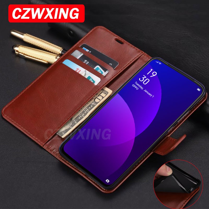 Flip Case OPPO F11 Pro wallet Leather Back Cover Phone Case OPPO F 11pro F11Pro Casing