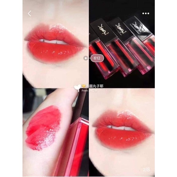 Son YSL Water Sation - Sẵn màu: 407, 610, 612, 613, 617, 618