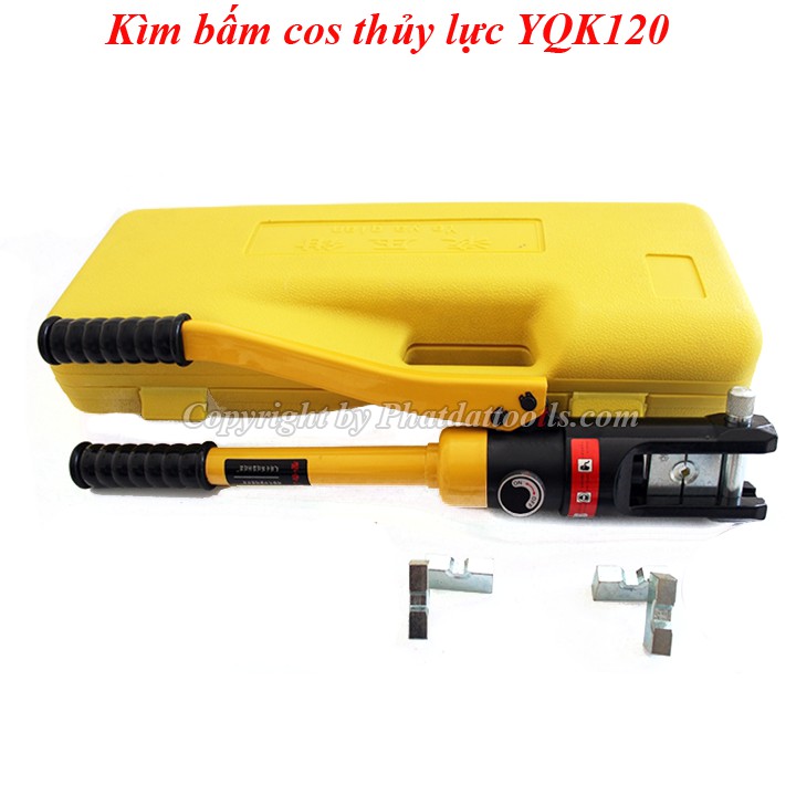 Kìm bấm cốt thủy lực YQK120-Phạm vi ép 10 – 120 mm2-Bảo hành 6 tháng