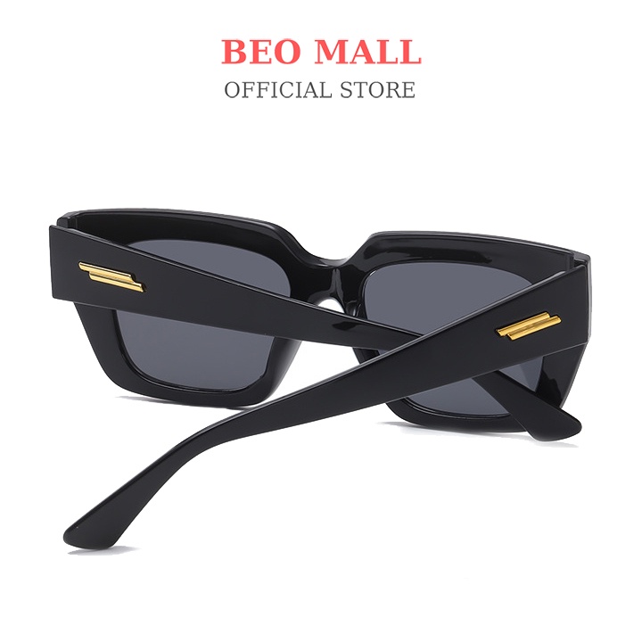Kính râm gọng vuông nam nữ BEOMALL thiết kế thời trang hàn quốc KT012