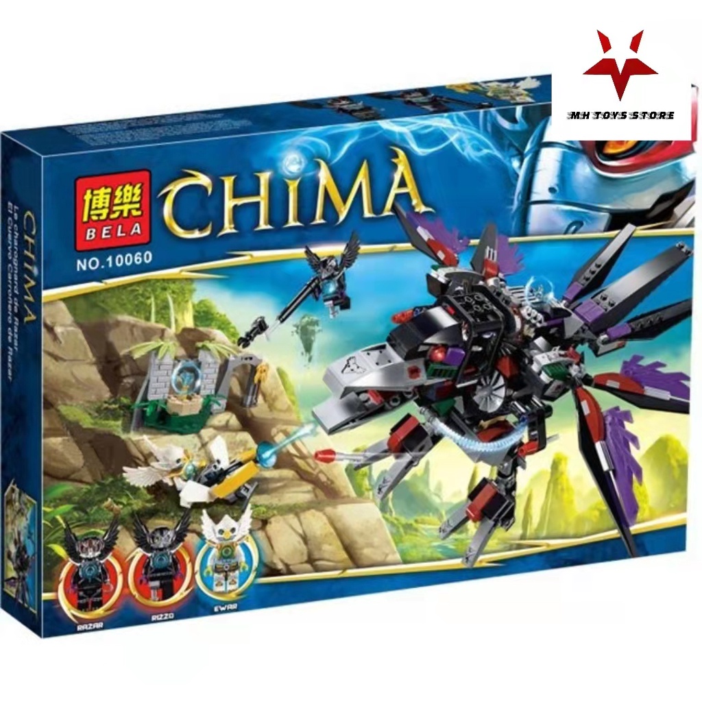 Đồ chơi lego xếp hình lắp ráp bela chima 10060 - 417 chi tiết - bộ sư tập lắp ráp chima