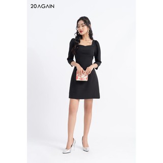 Đầm váy công sở 3 màu tay lỡ cổ tim ôm body DOA1023 20AGAIN